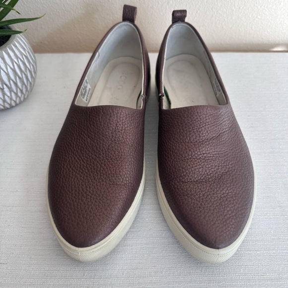 ECCO Bronze Leather Slip On Comfort Loafers Women’s EU38 US7 - Picture 2 of 13